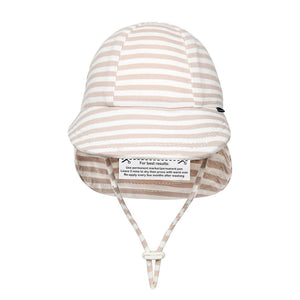 Bedhead Legionnaire Flap Sunhat - Natural Stripe