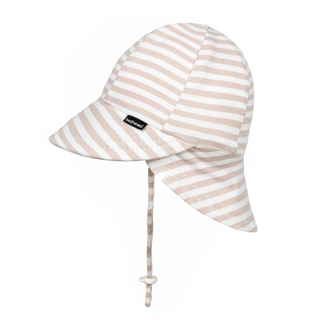 BEDHEAD BABY LEGIONNAIRE FLAP SUNHAT | NATURAL STRIPE