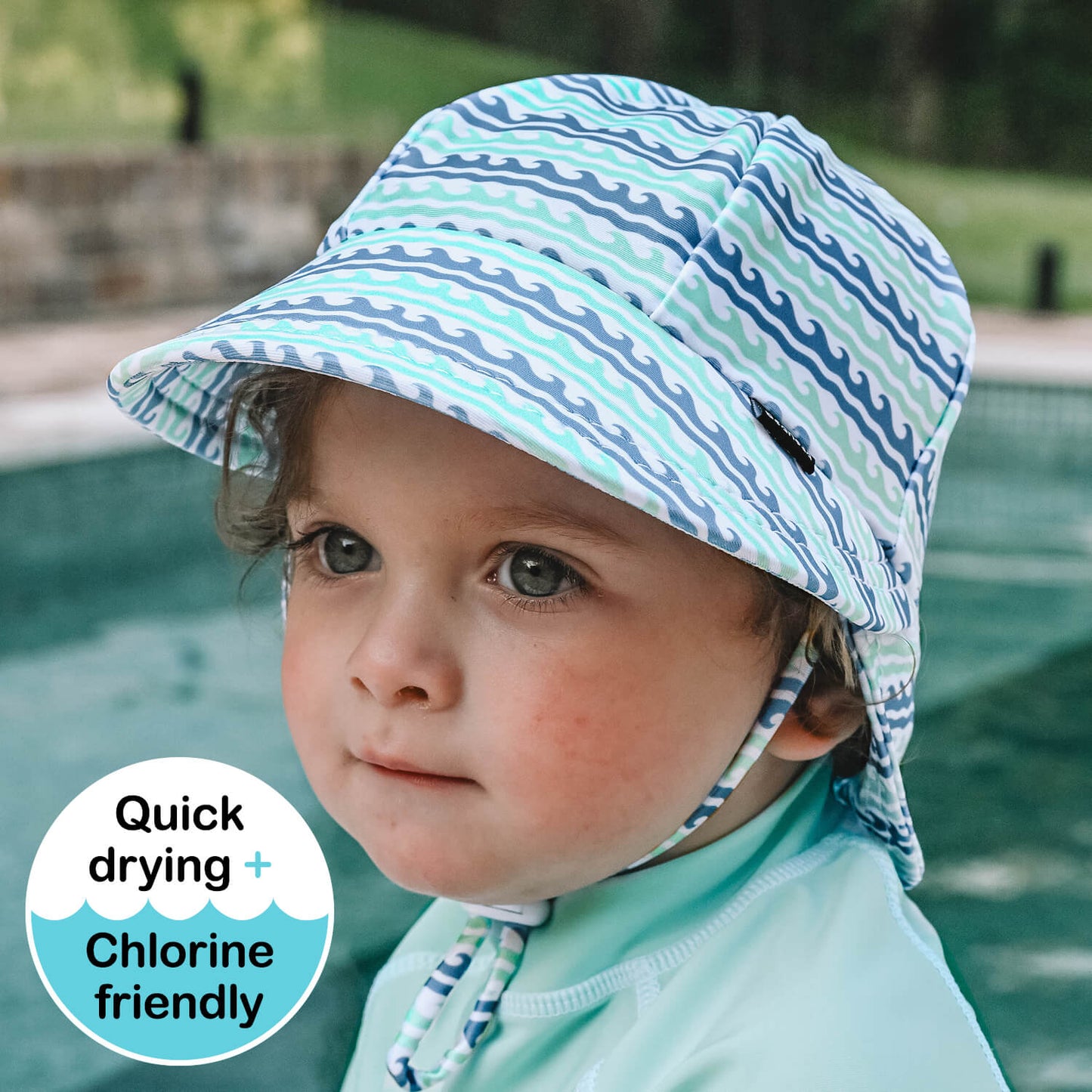 BEDHEAD SWIM LEGIONNAIRE FLAP BEACH HAT | RIPTIDE