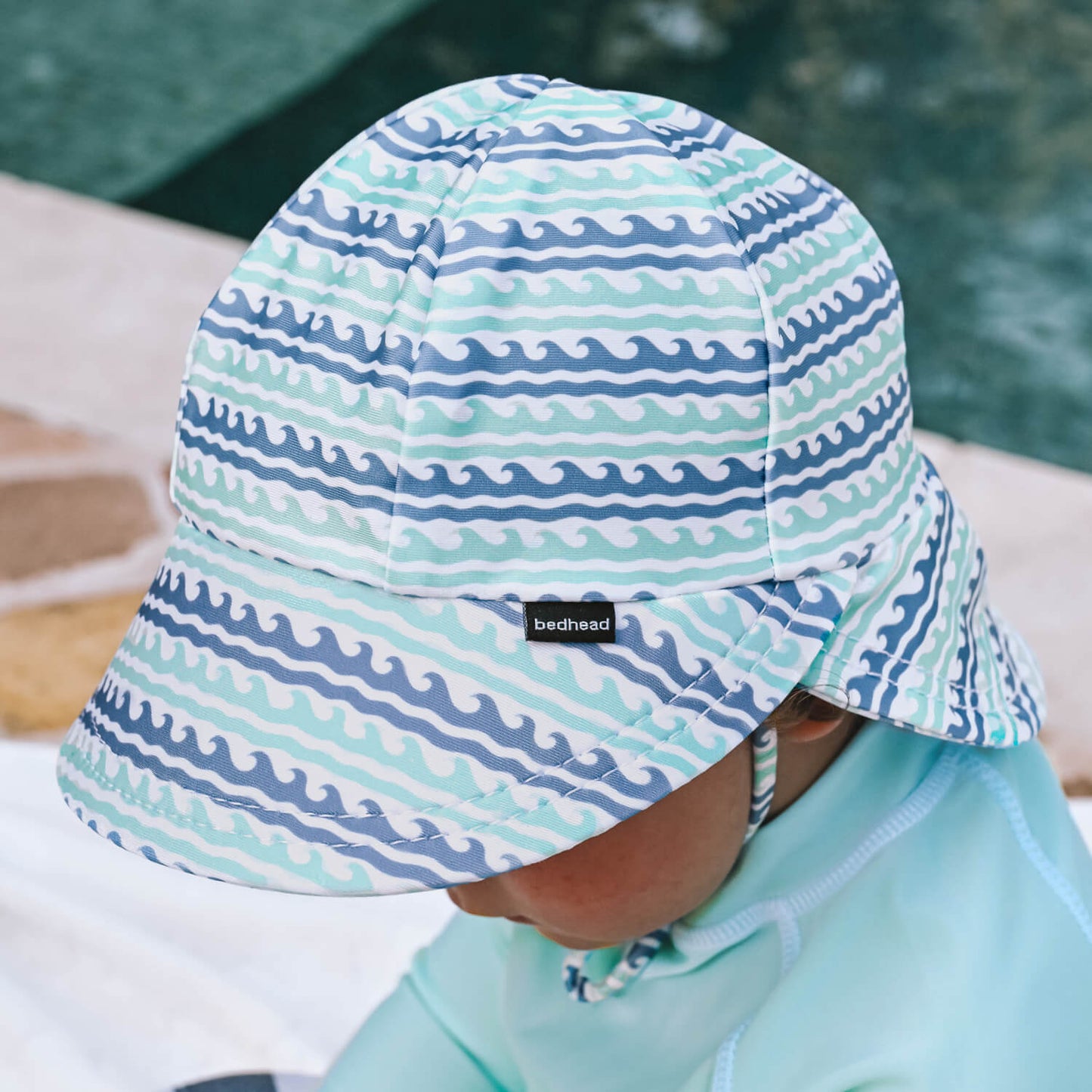 BEDHEAD SWIM LEGIONNAIRE FLAP BEACH HAT | RIPTIDE