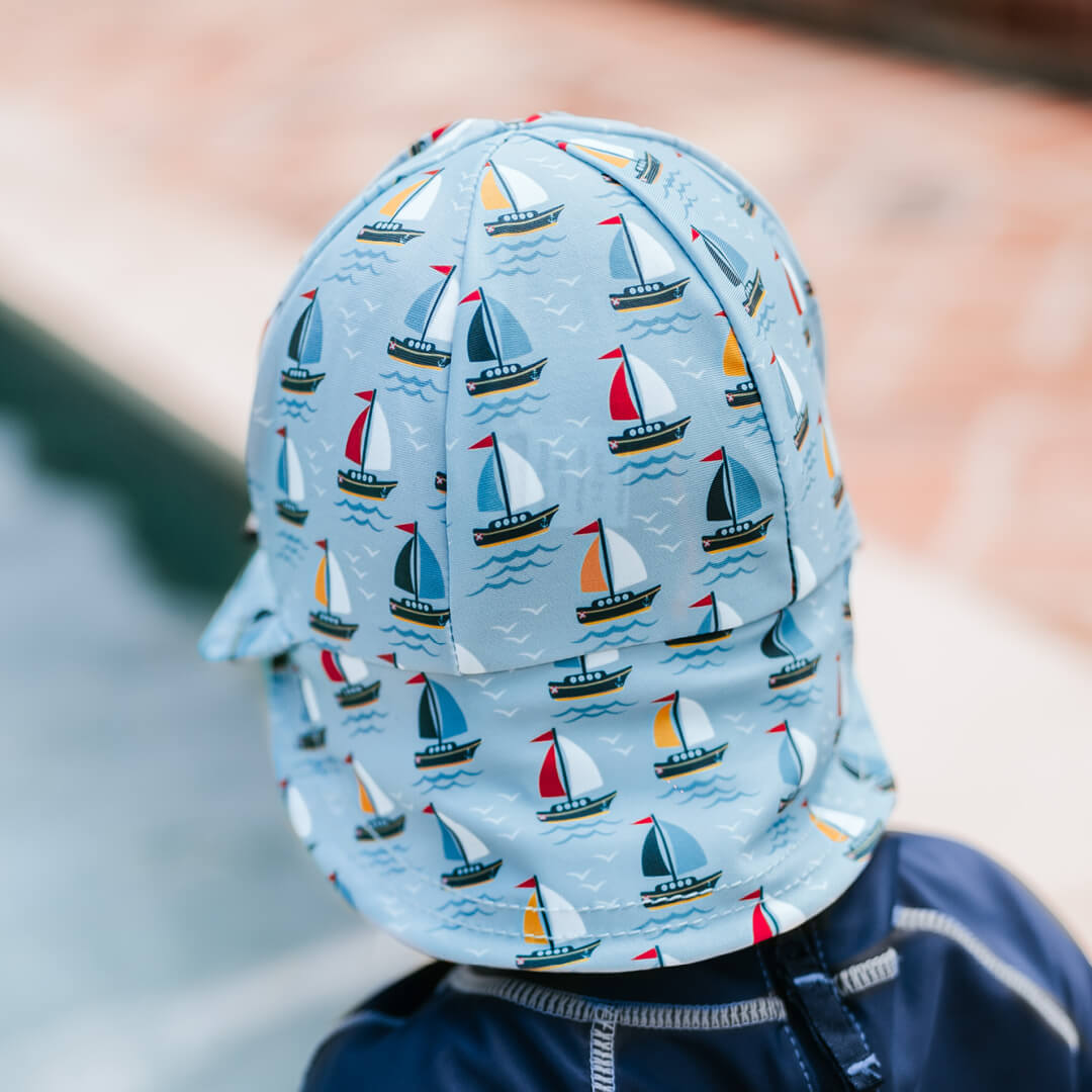 Bedhead Legionnaire Swim Flap Sunhat - Sails