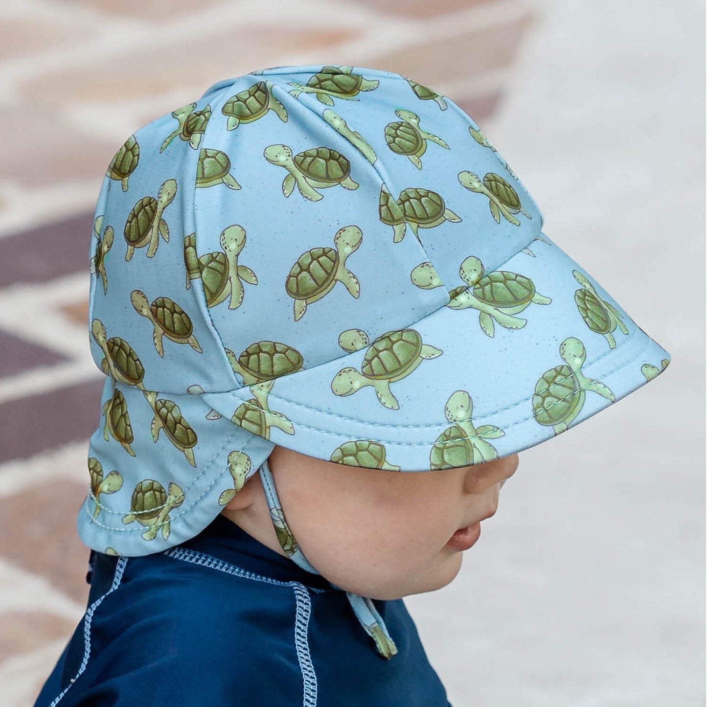 BEDHEAD SWIM LEGIONNAIRE FLAP BEACH HAT | SHELDON