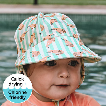 BEDHEAD SWIM LEGIONNAIRE FLAP BEACH HAT | SHRIMP