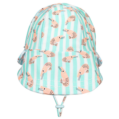 BEDHEAD SWIM LEGIONNAIRE FLAP BEACH HAT | SHRIMP