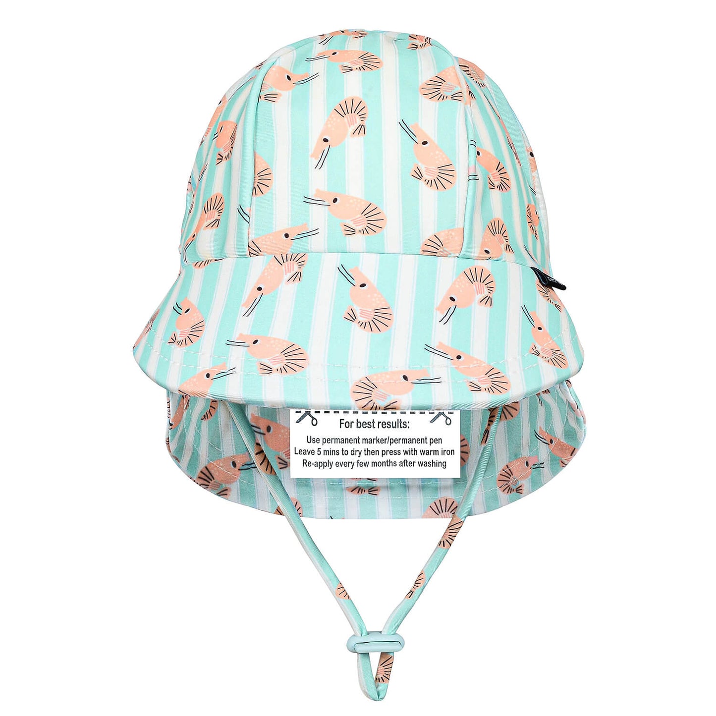 BEDHEAD SWIM LEGIONNAIRE FLAP BEACH HAT | SHRIMP