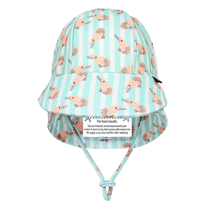 BEDHEAD SWIM LEGIONNAIRE FLAP BEACH HAT | SHRIMP