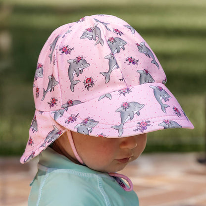 BEDHEAD SWIM LEGIONNAIRE FLAP BEACH HAT | DOLPHIN