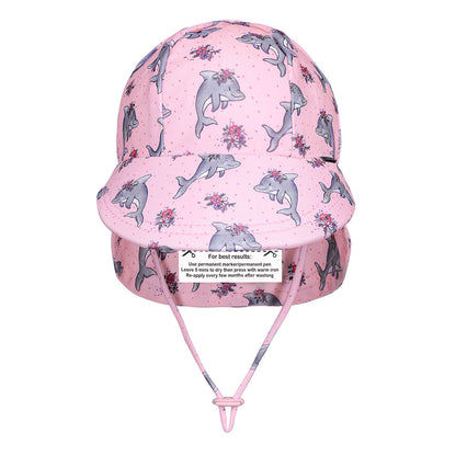 BEDHEAD SWIM LEGIONNAIRE FLAP BEACH HAT | DOLPHIN