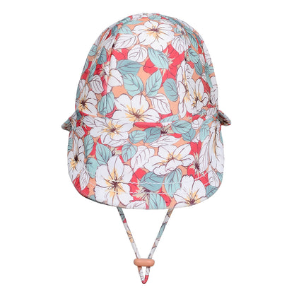 BEDHEAD SWIM LEGIONNAIRE FLAP BEACH HAT | HIBISCUS