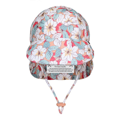 BEDHEAD SWIM LEGIONNAIRE FLAP BEACH HAT | HIBISCUS