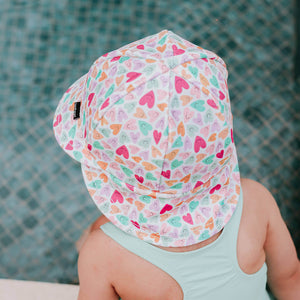 Bedhead Baby Legionnaire Swim Flap Sunhat - Sweetheart