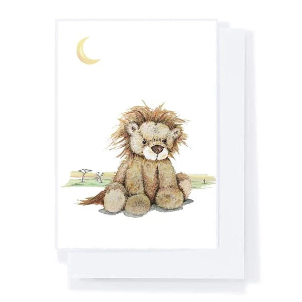 Nana Huchy Greeting Card - Lewis Lion