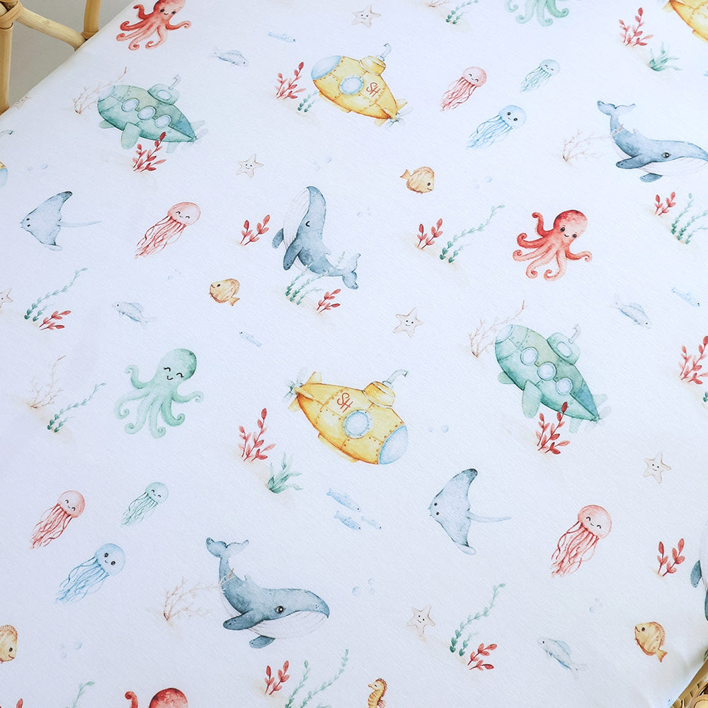SNUGGLE HUNNY | FITTED BASSINET AND CHANGE PAD COVER | LITTLE SUBS