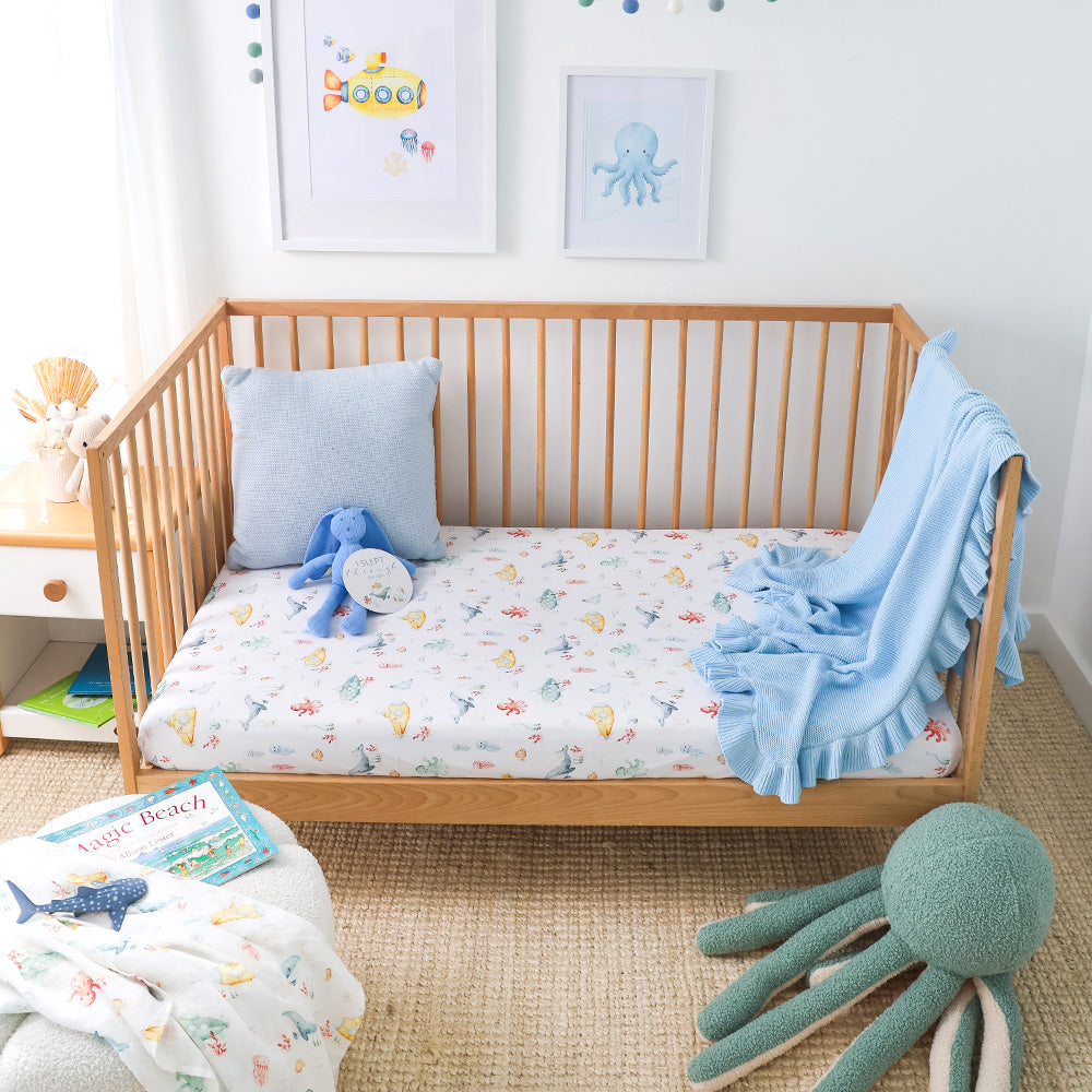 SNUGGLE HUNNY | FITTED COT SHEET | LITTLE SUBS
