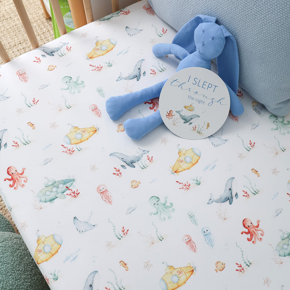 SNUGGLE HUNNY | FITTED COT SHEET | LITTLE SUBS