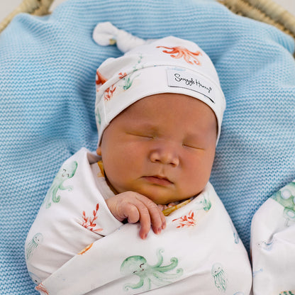 SNUGGLE HUNNY | JERSEY WRAP AND BEANIE SET | LITTLE SUBS