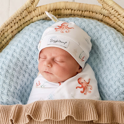 SNUGGLE HUNNY | JERSEY WRAP AND BEANIE SET | LITTLE SUBS