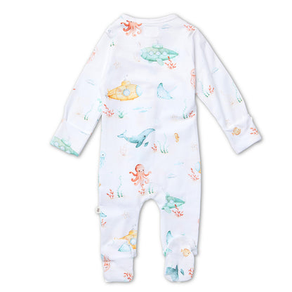SNUGGLE HUNNY | SNUGGLE SLEEPSUIT ZIP FOOTIE | LITTLE SUBS
