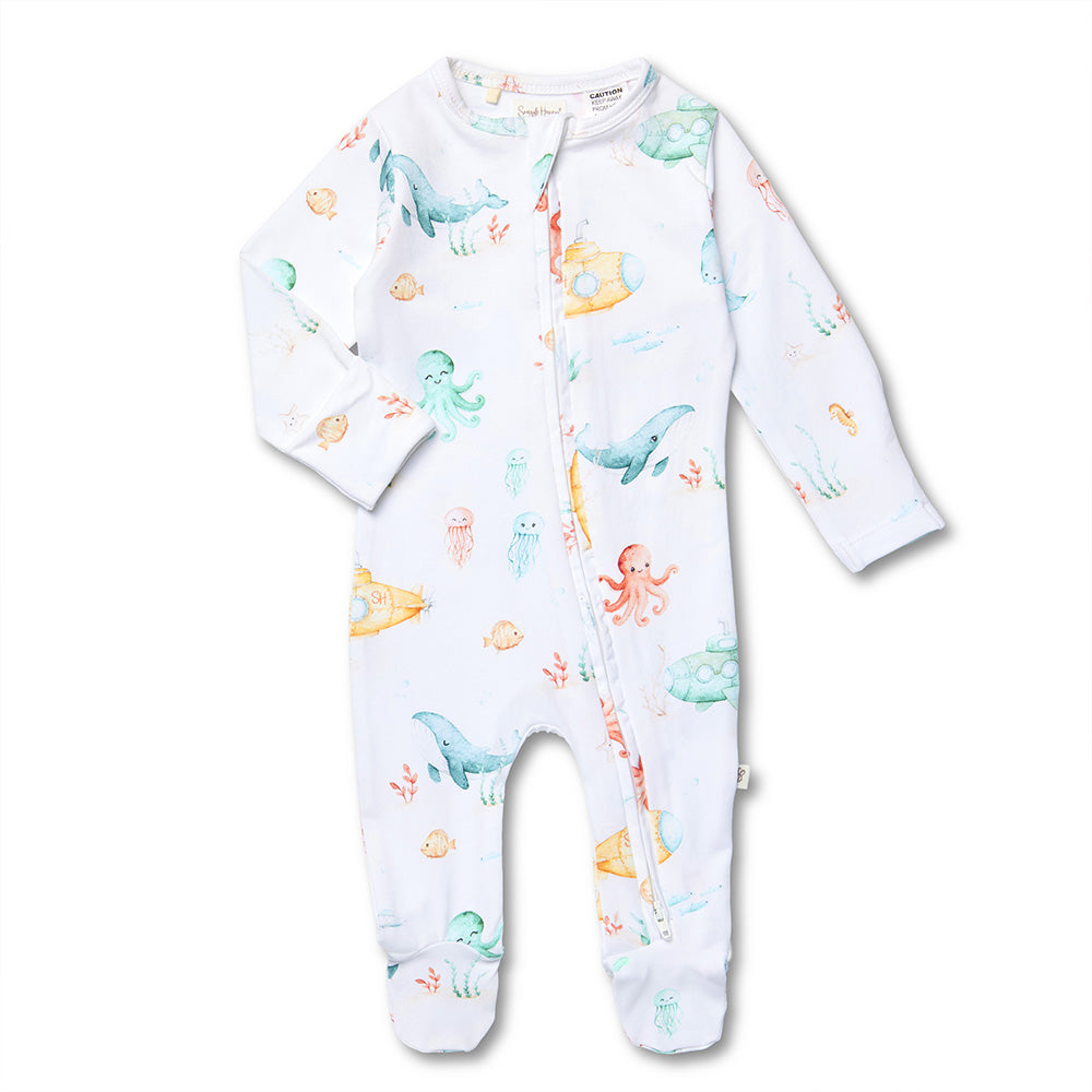 SNUGGLE HUNNY | SNUGGLE SLEEPSUIT ZIP FOOTIE | LITTLE SUBS