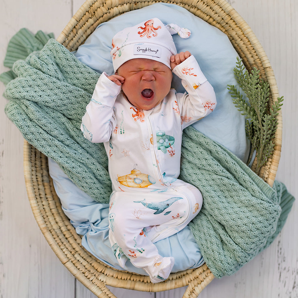 SNUGGLE HUNNY | SNUGGLE SLEEPSUIT ZIP FOOTIE | LITTLE SUBS
