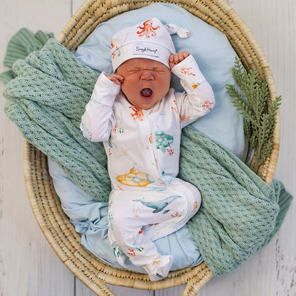 SNUGGLE HUNNY | SNUGGLE SLEEPSUIT ZIP FOOTIE | LITTLE SUBS
