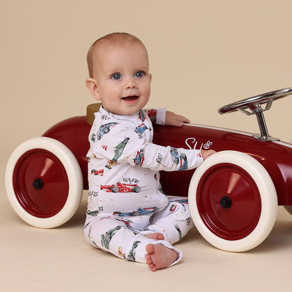 Snuggle Hunny Snugglesuit Convertible Romper | Little Racers