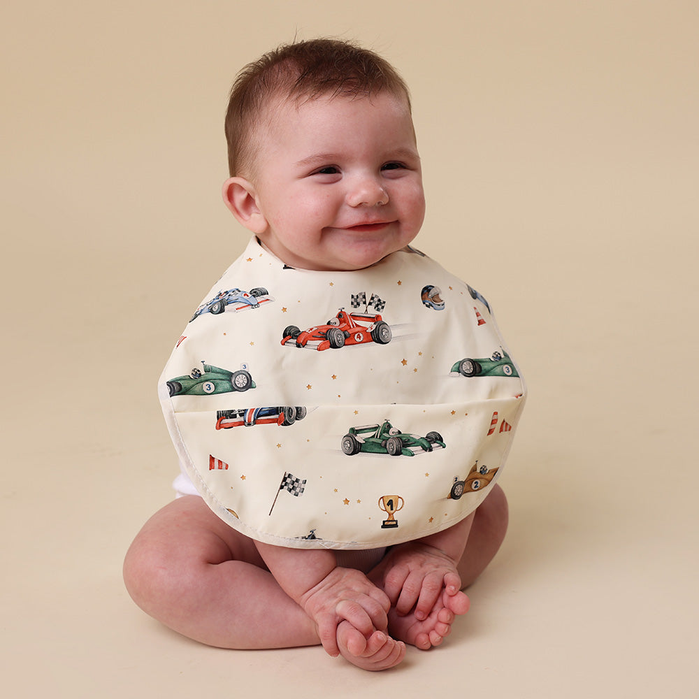 Snuggle Baby Bib | Little Racers