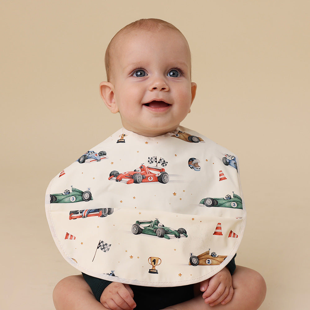 Snuggle Baby Bib | Little Racers