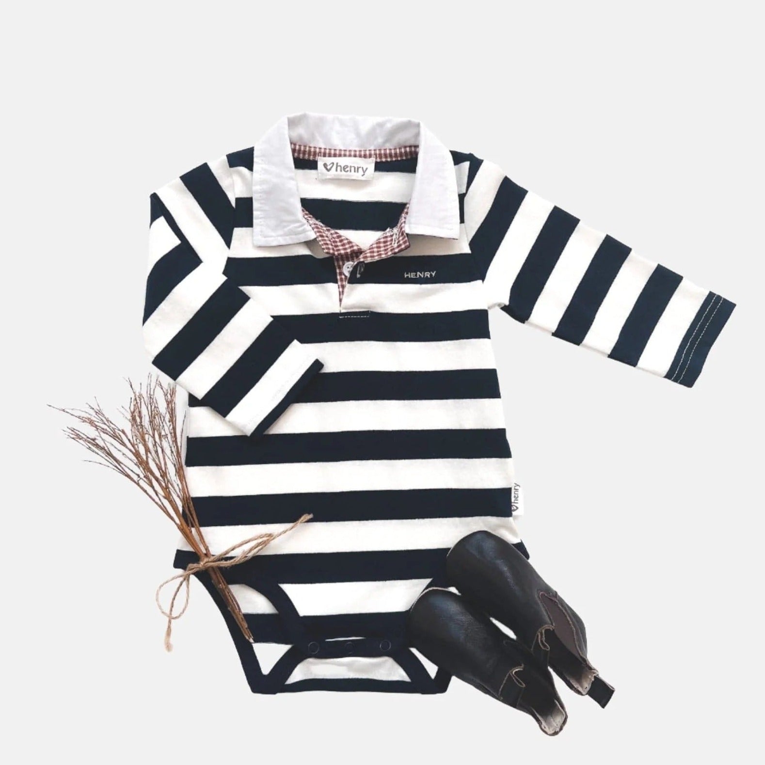 love henry polo romper - angus and dudley