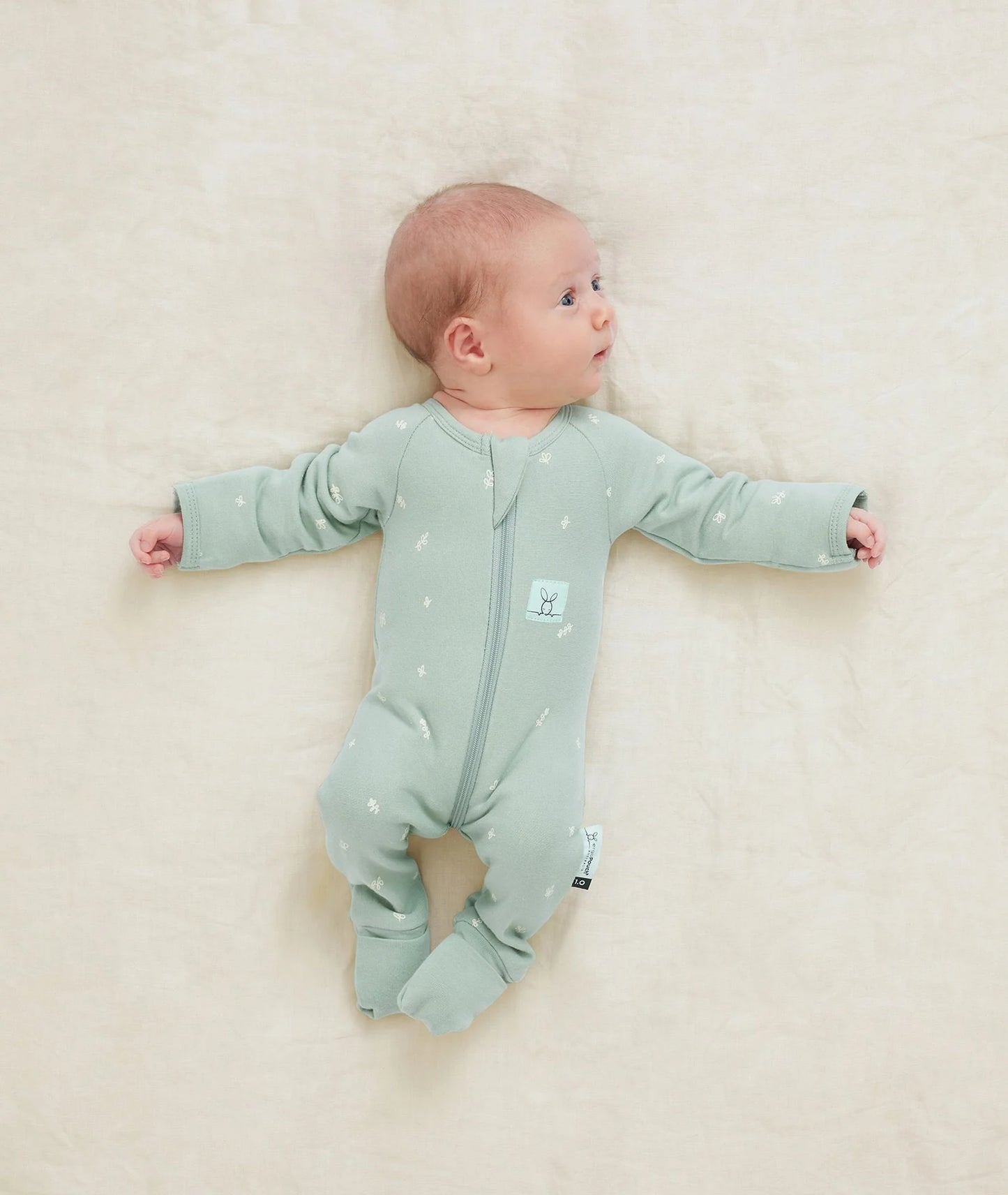 ERGO POUCH PREMMIE GROWSUIT 0.2 TOG | SAGE