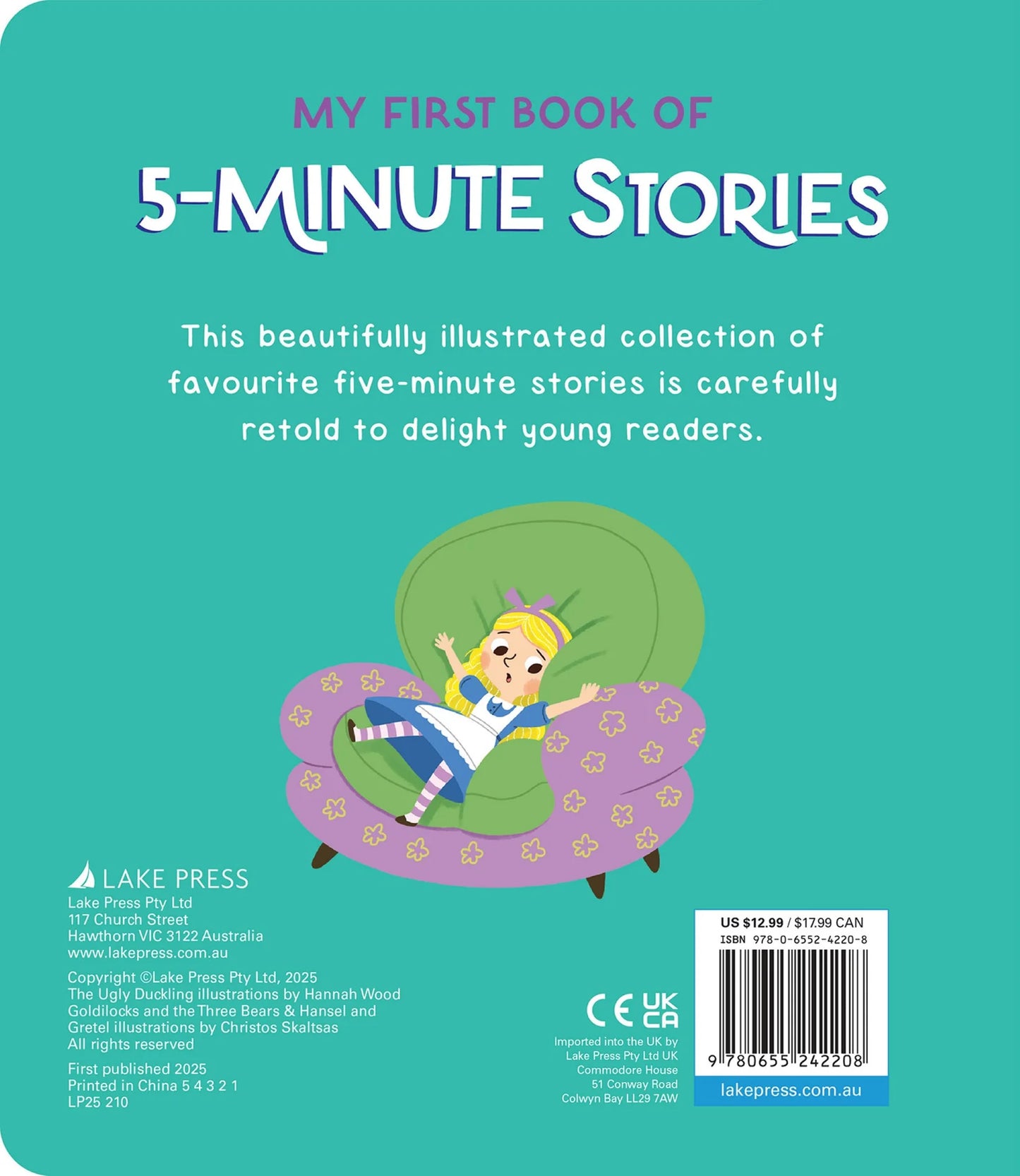 Kids Handle Board Book - My First Book Of 5 Minute Stories