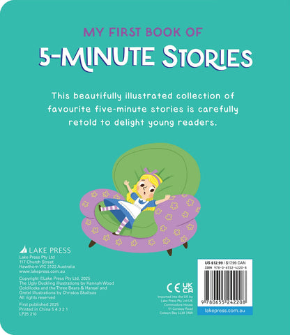 Kids Handle Board Book - My First Book Of 5 Minute Stories
