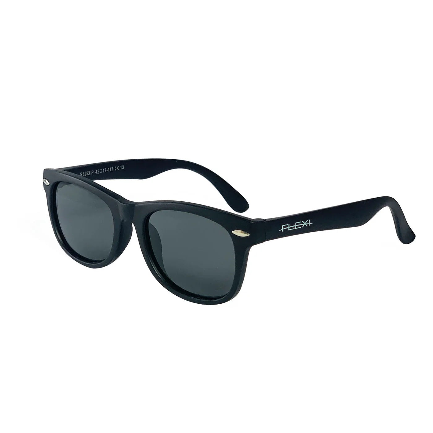 Flexi Sunnies Baby Sunglasses - Matte Black (0-2Y)