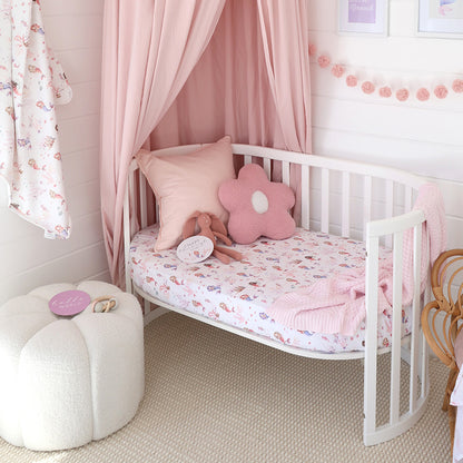 Snuggle Hunny Fitted Cot Sheet - Mermaid