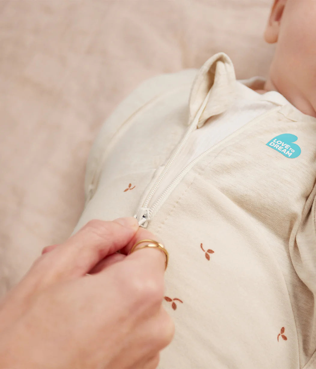 LOVE TO DREAM SWADDLE UP TRANSITION BAG 1.5 TOG | OATMEAL TWIGS