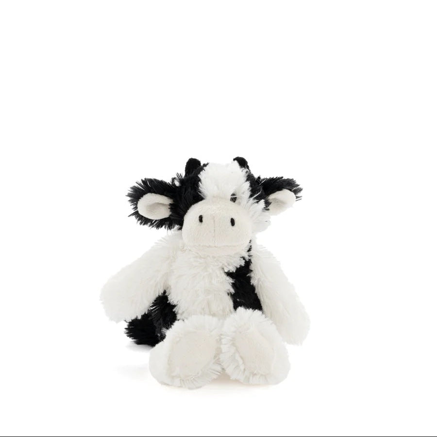 Nana Huchy Mini Rattle - Clover Cow Black