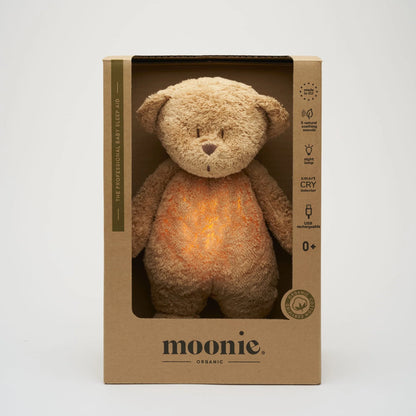 MOONIE ORGANIC HUMMING BEAR | CAPPUCCINO