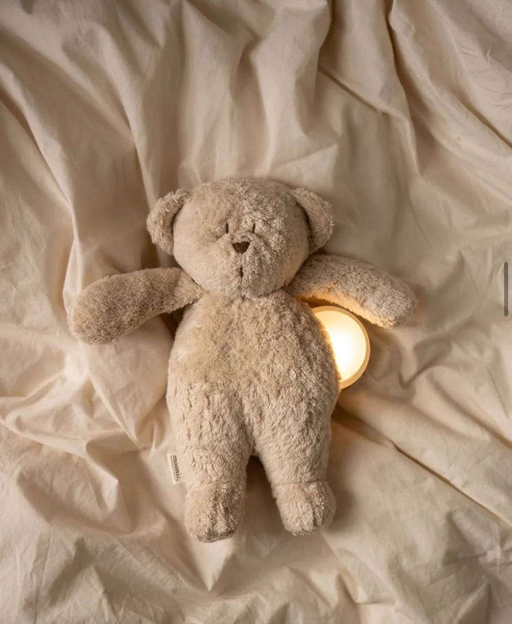 MOONIE ORGANIC HUMMING BEAR | CAPPUCCINO