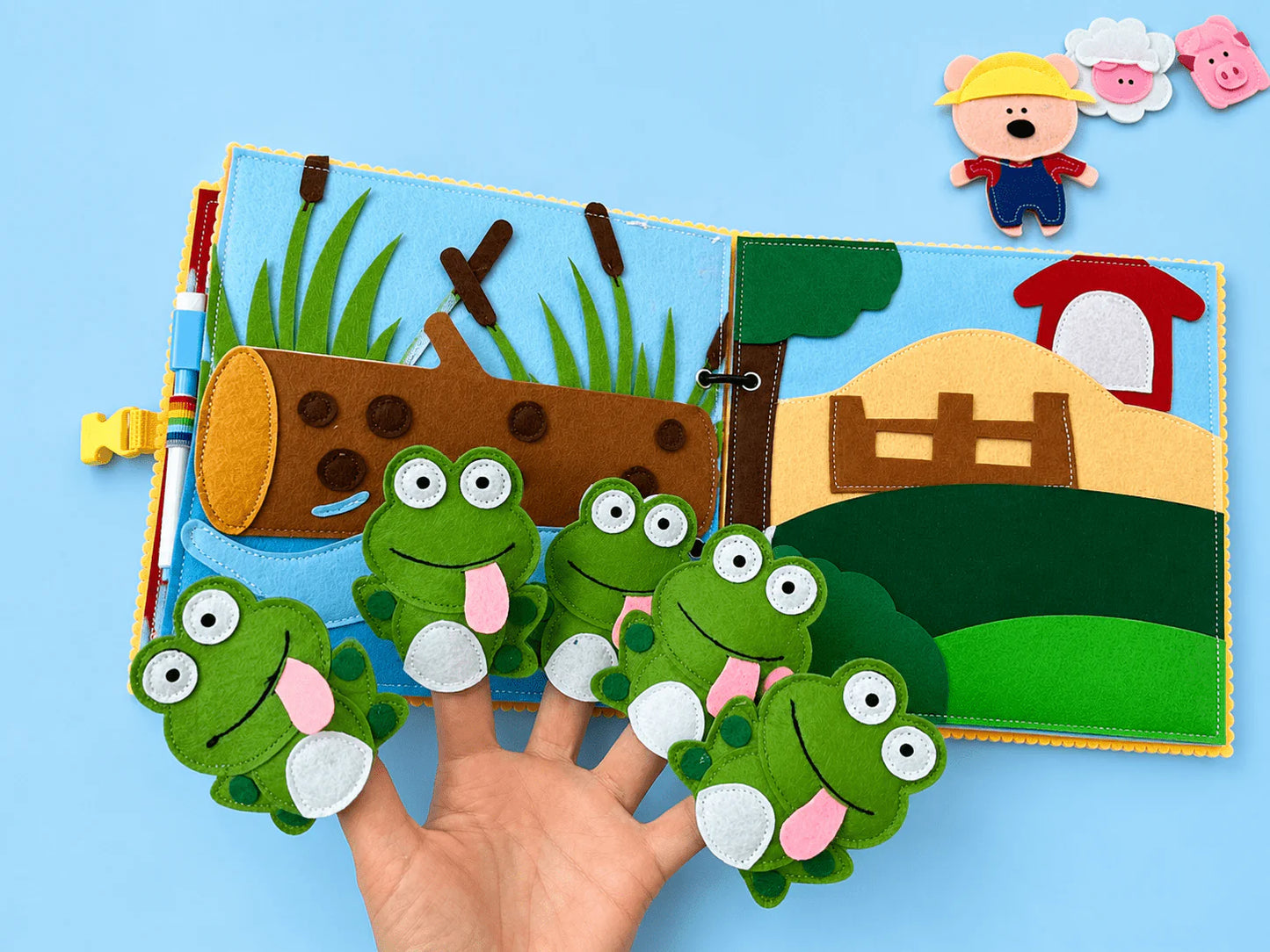 WONDERTIVITY | BUSY BOOK NURSERY RHYME  | LITTLE LAMB
