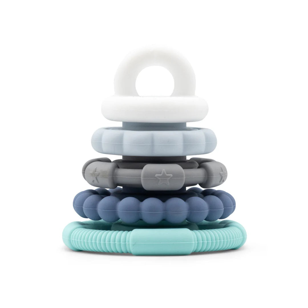 Jellystone Rainbow Stacker and Teether Toy I Ocean