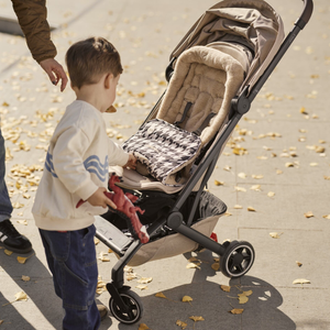 OiOi Reversible Pram Liner - Houndstooth