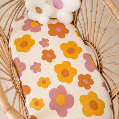 KIIN | FITTED BASSINET SHEET | BLOOM