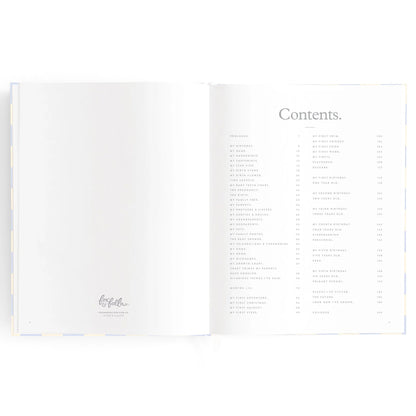 Fox and Fallow Baby Journal - Petal Stripe