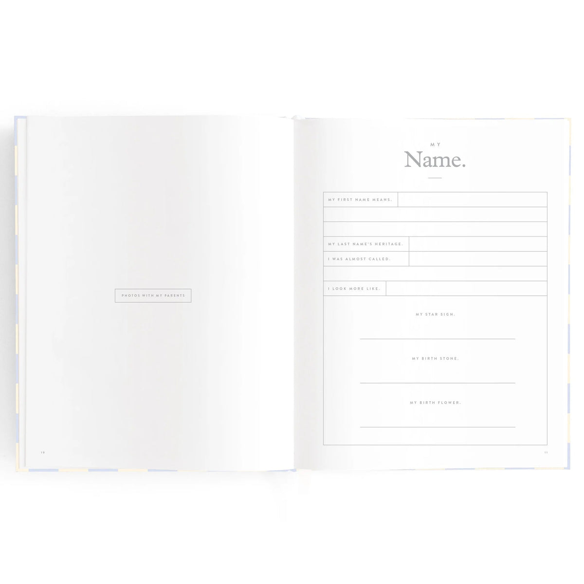 Fox and Fallow Baby Journal - Petal Stripe