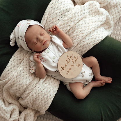 Snuggle Hunny Bodysuit Short Sleeve - Garden Friends