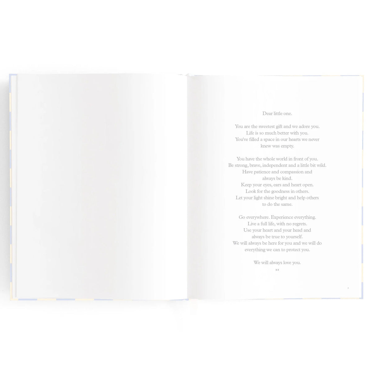 Fox and Fallow Baby Journal - Petal Stripe