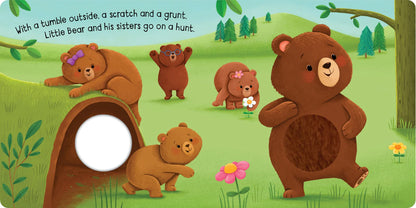 Kids Squeaky Plush Board Book - Little Bear - Angus & Dudley Collections
