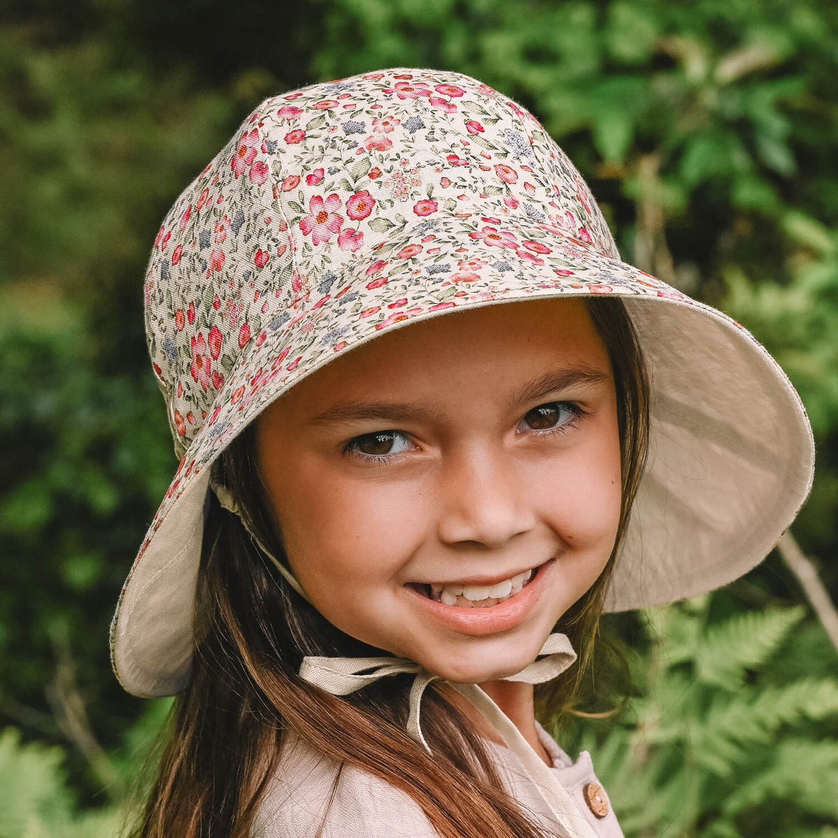 BEDHEAD WANDERER LINEN BUCKET SUNHAT | FRANCESCA