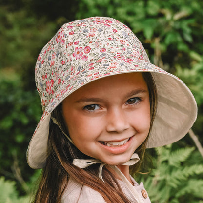 BEDHEAD WANDERER LINEN BUCKET SUNHAT | FRANCESCA