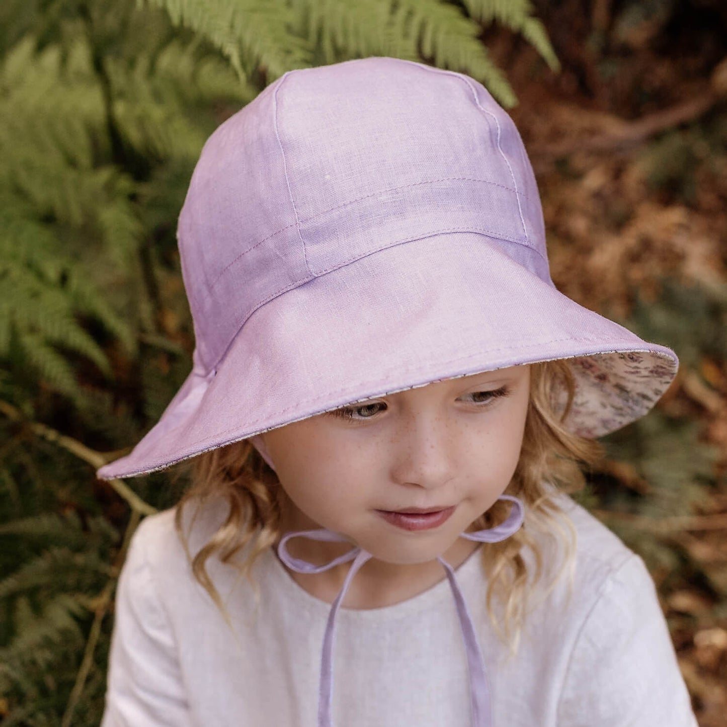 BEDHEAD WANDERER LINEN BUCKET SUNHAT | LAURA